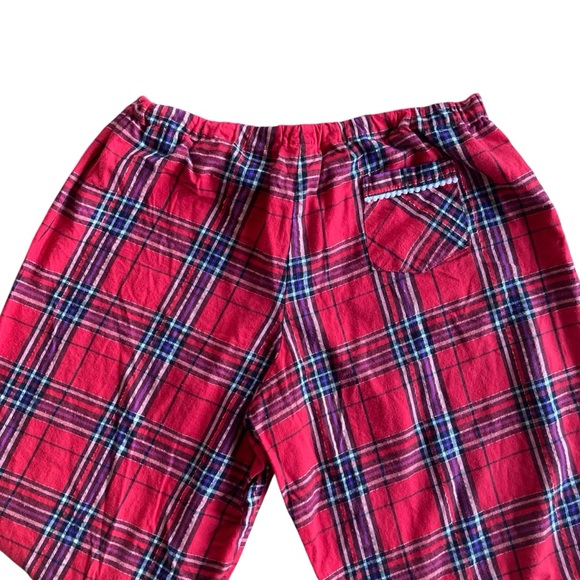 Victoria's Secret Cotton Red Plaid Women's Pajama Set - Picture 9 of 9